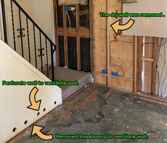 House with water damage